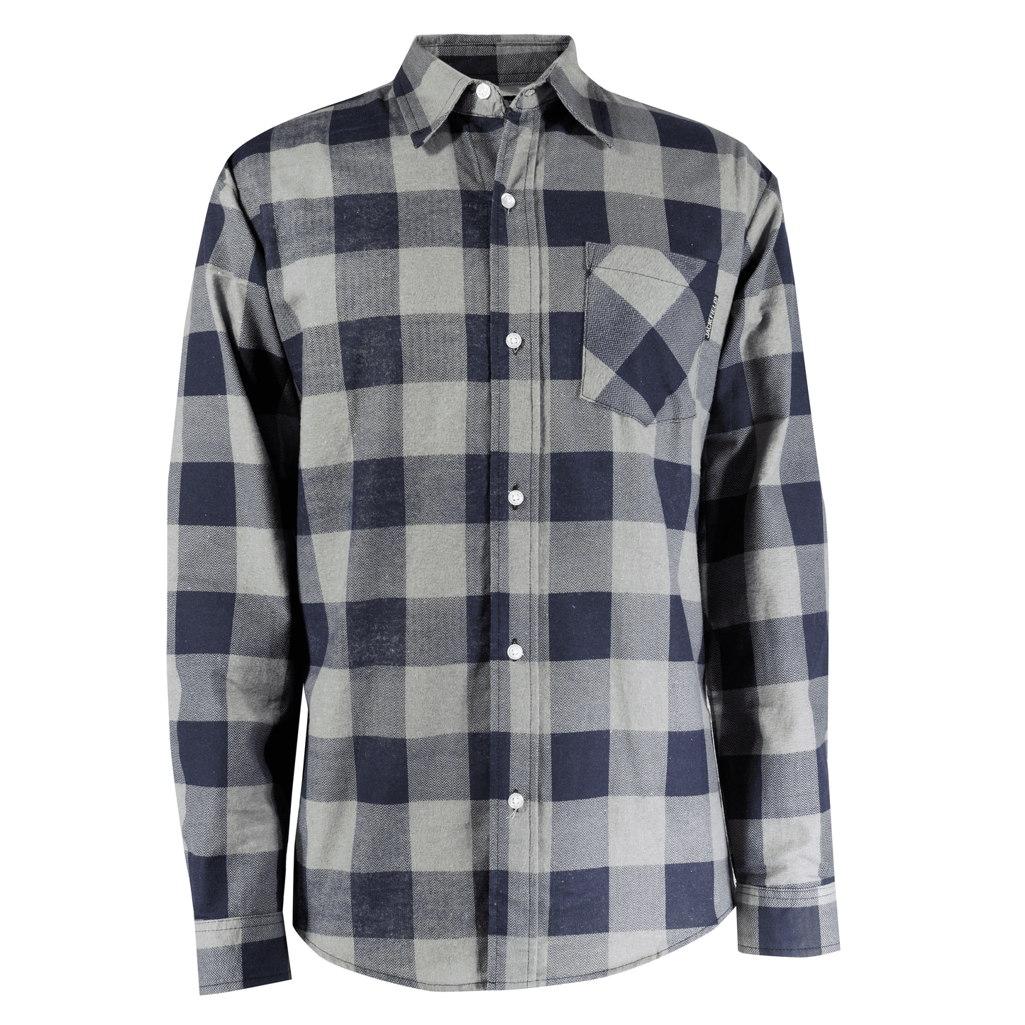 FLANNEL SHIRT WITH REGULAR PLASTIC BUTTONS Style: 70-240