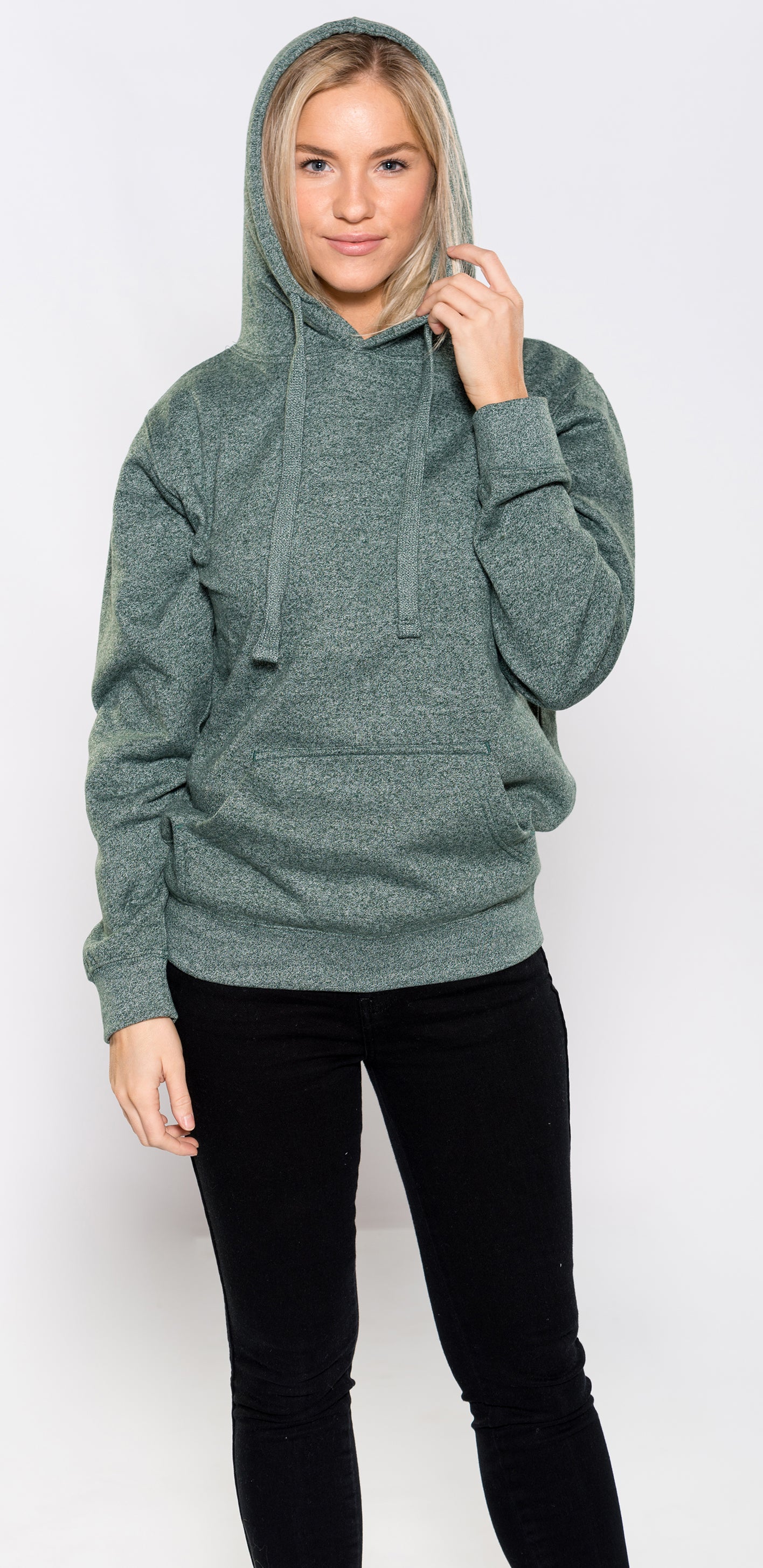 777 - Adult Heavy Weight Marled Premium Hoody