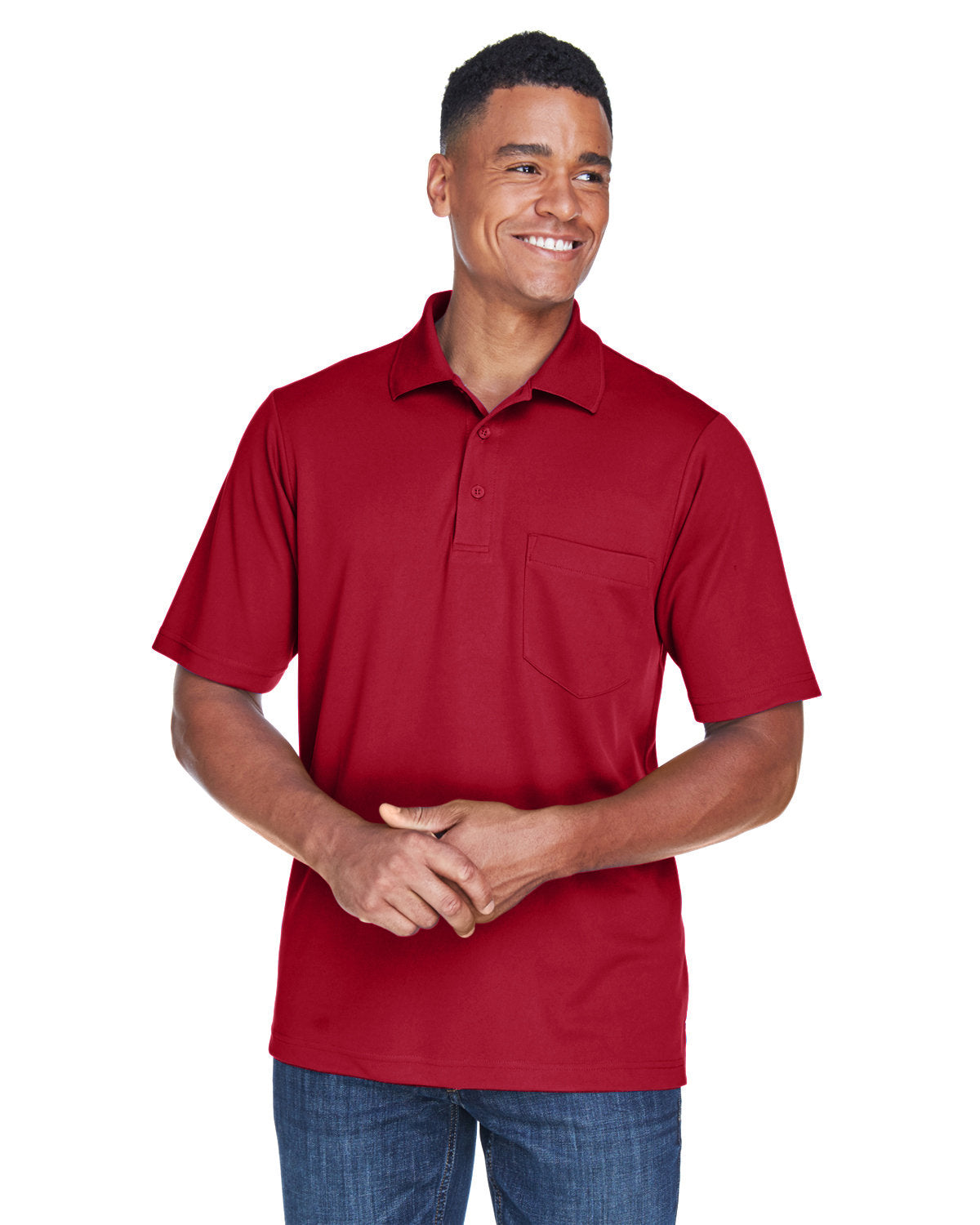 88181P Core 365 Men's Origin Performance Piqué Polo with Pocket