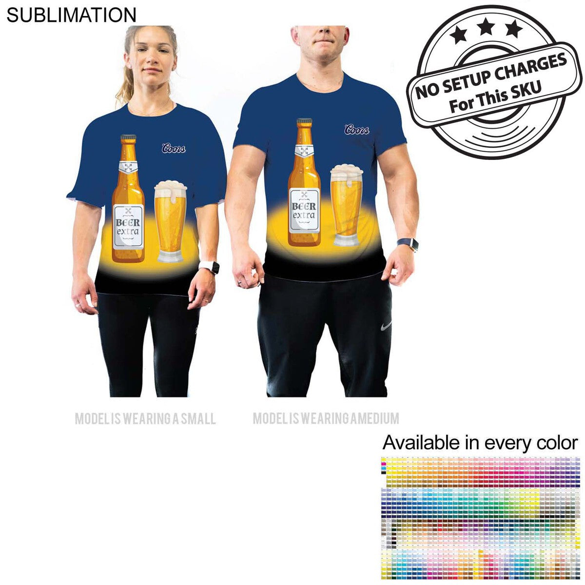 Product Branding T-Shirt, Unisex, Performance Fabric