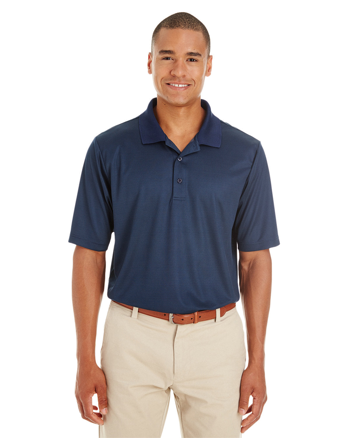 CE102 Core 365 Men's Express Microstripe Performance Piqué Polo