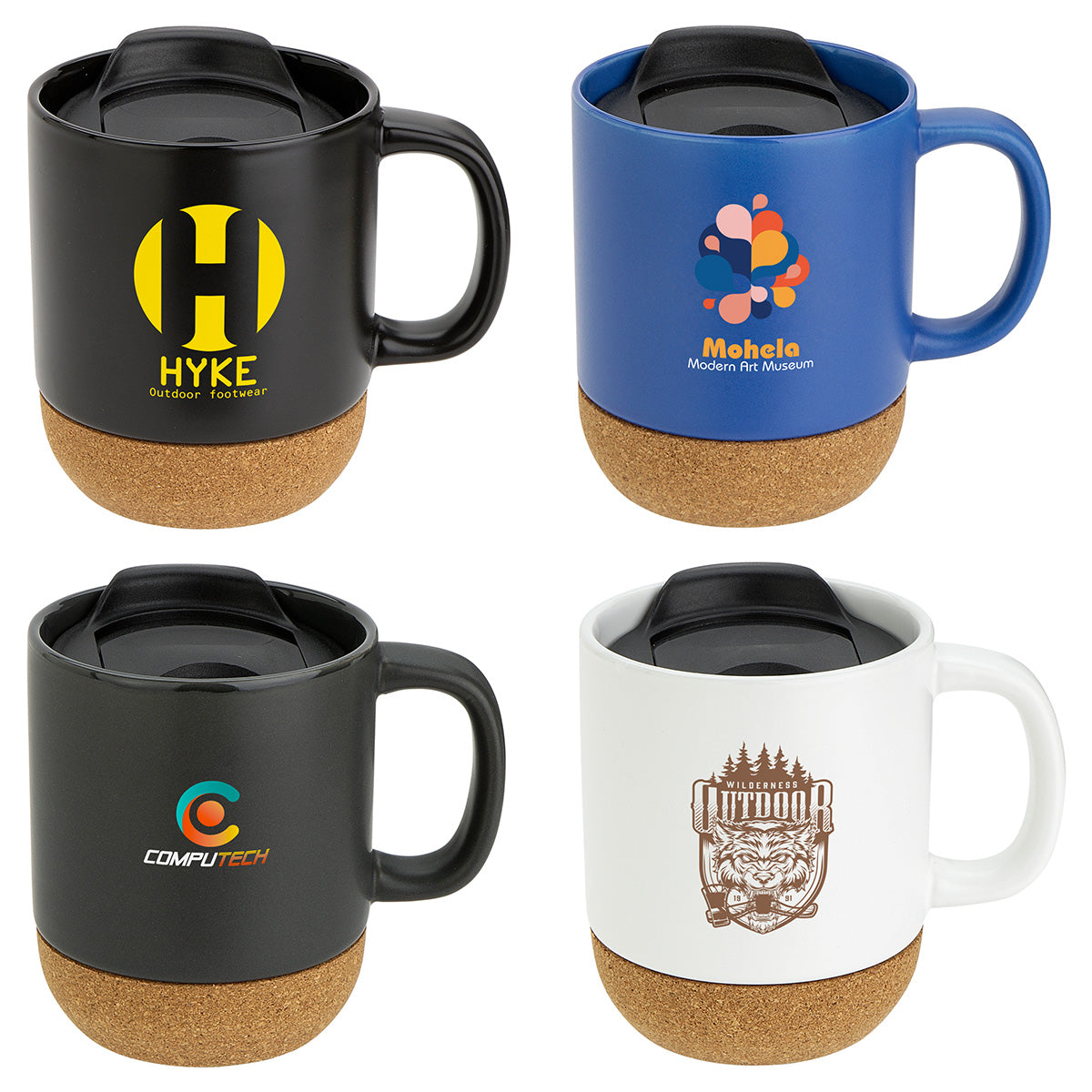 Balsamo 12 oz Ceramic Mug with Cork Base Item ID: DWA-BS22