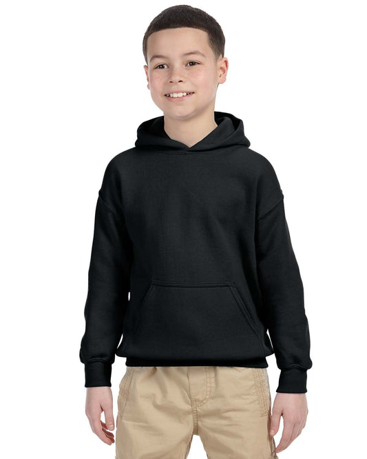 G185B Gildan Youth Heavy Blend™ 50/50 Hooded Sweatshirt