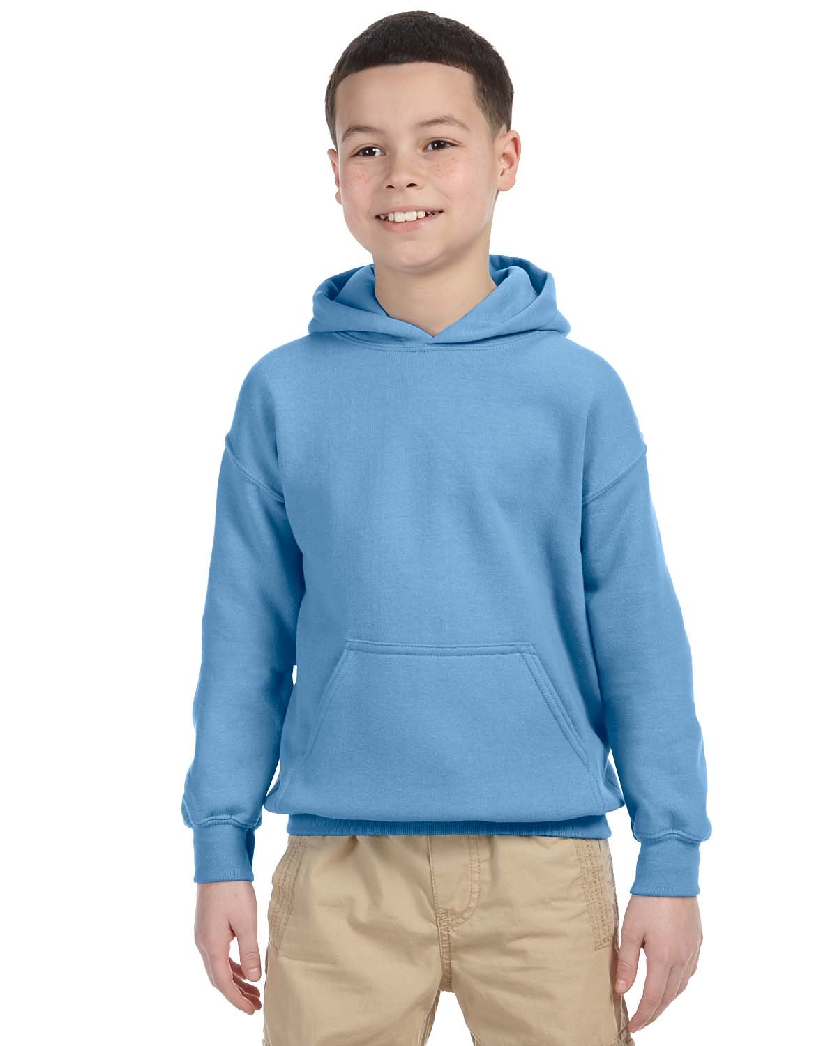 G185B Gildan Youth Heavy Blend™ 50/50 Hooded Sweatshirt