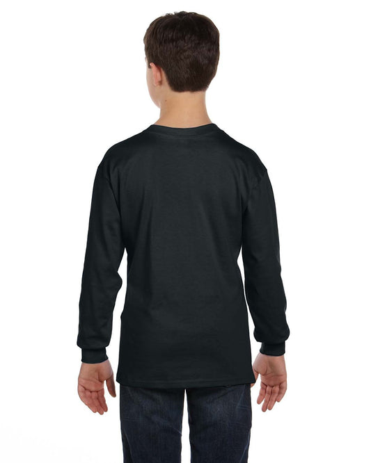 G540B Gildan Youth Heavy Cotton™ Long-Sleeve T-Shirt