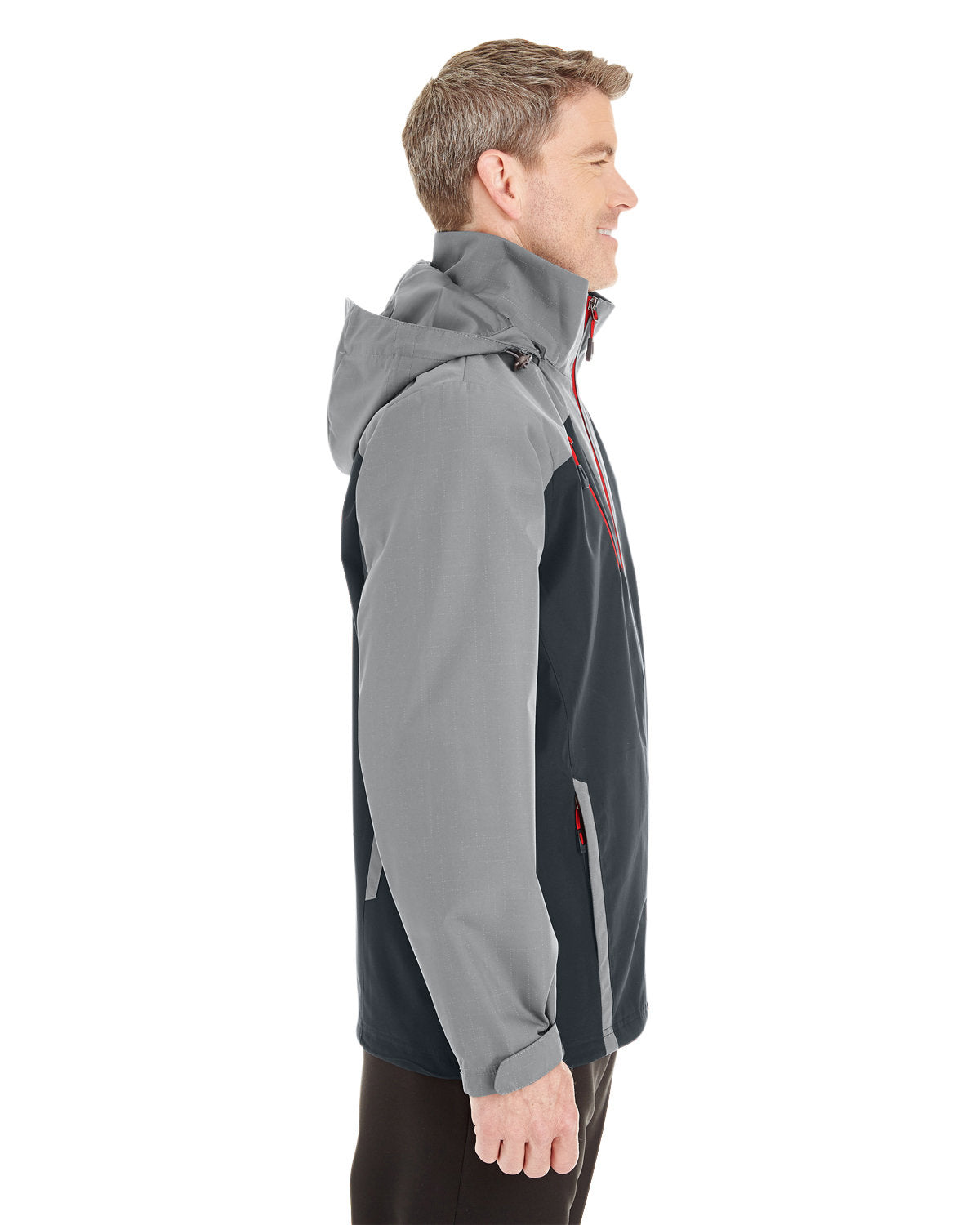 NE700 North End Men's Embark Interactive Colorblock Shell with Reflective Printed Panels