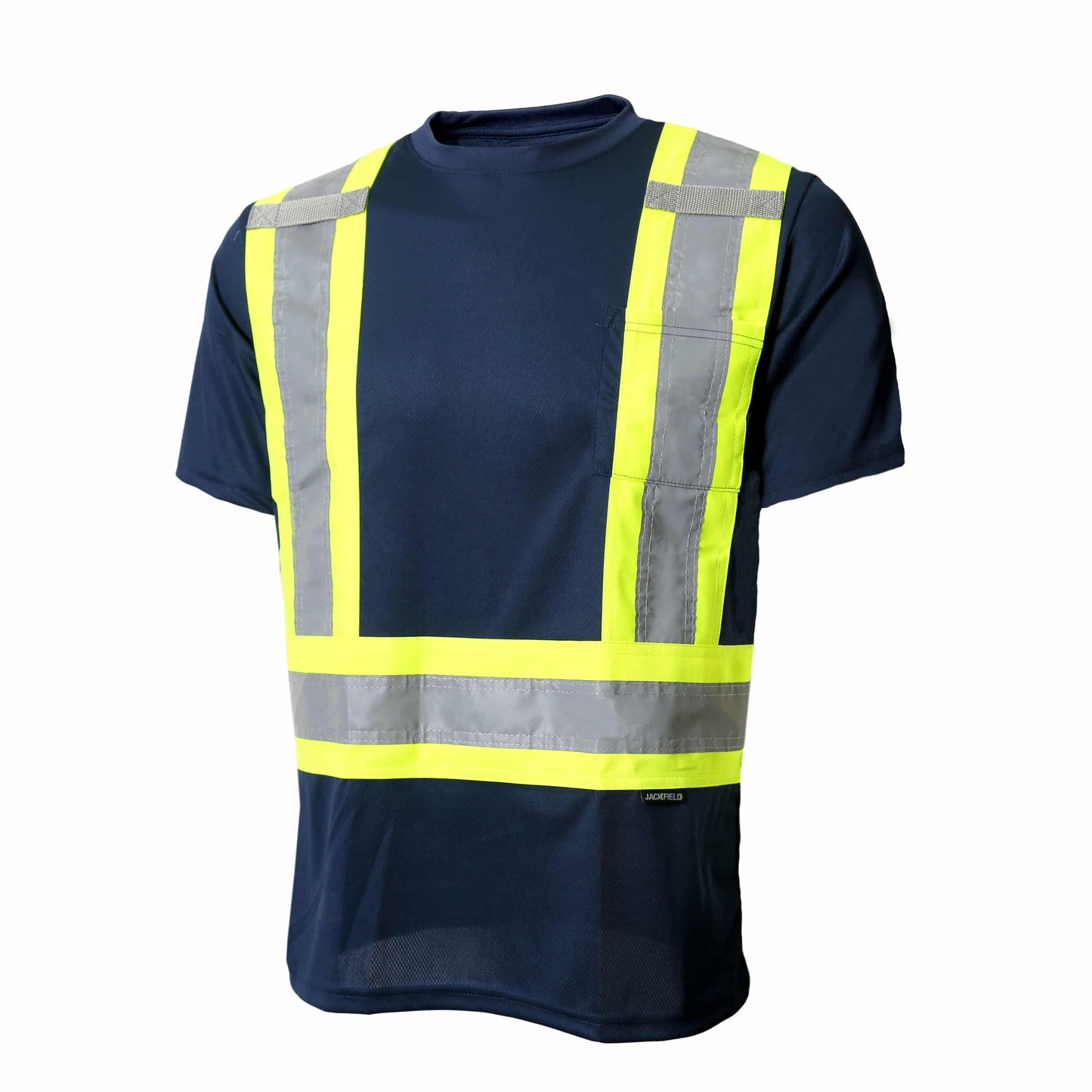 SHORT SLEEVE T-SHIRT WITH REFLECTIVE STRIPES Style: 10-662R