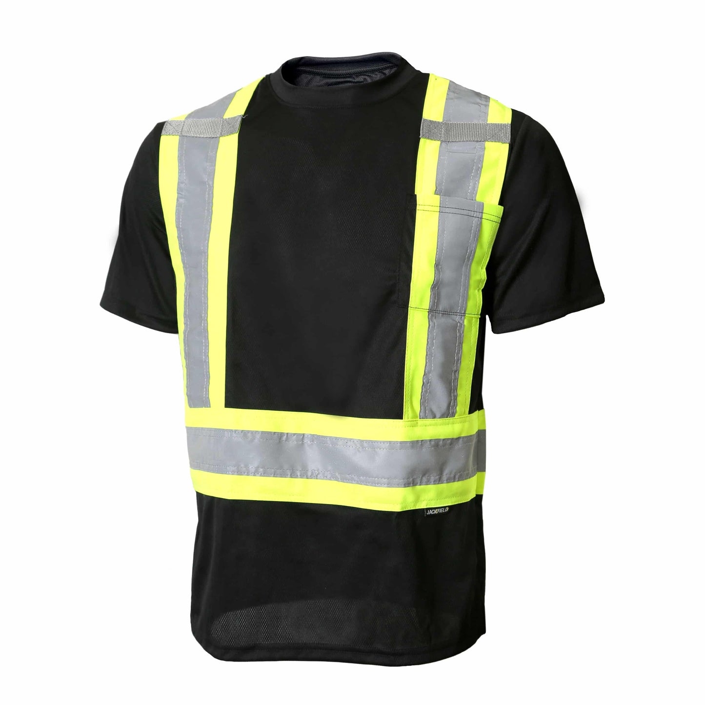 SHORT SLEEVE T-SHIRT WITH REFLECTIVE STRIPES Style: 10-662R