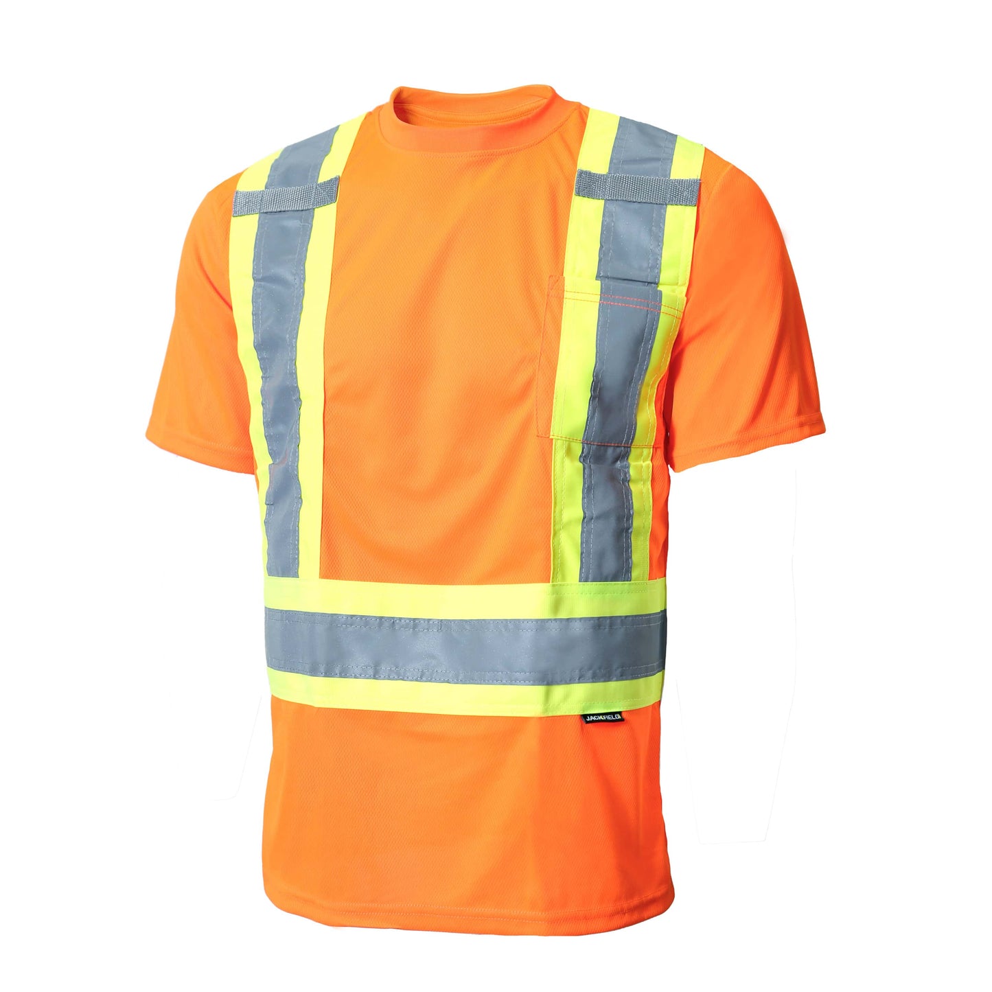 SHORT SLEEVE T-SHIRT WITH REFLECTIVE STRIPES Style: 10-662R