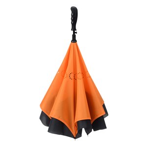 Item #C150839-4imprints-  Rebel Straight Handle Umbrella - 48" Arc Personalized umbrellas won't let the rain dampen your day!