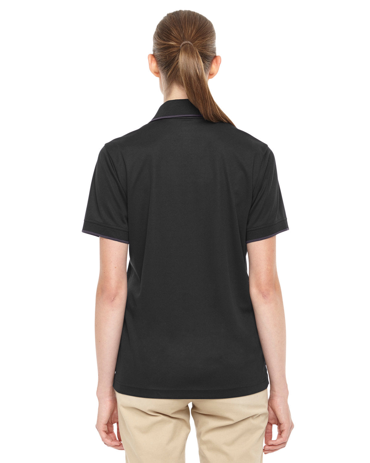 78222 Core 365 Ladies' Motive Performance Piqué Polo with Tipped Collar