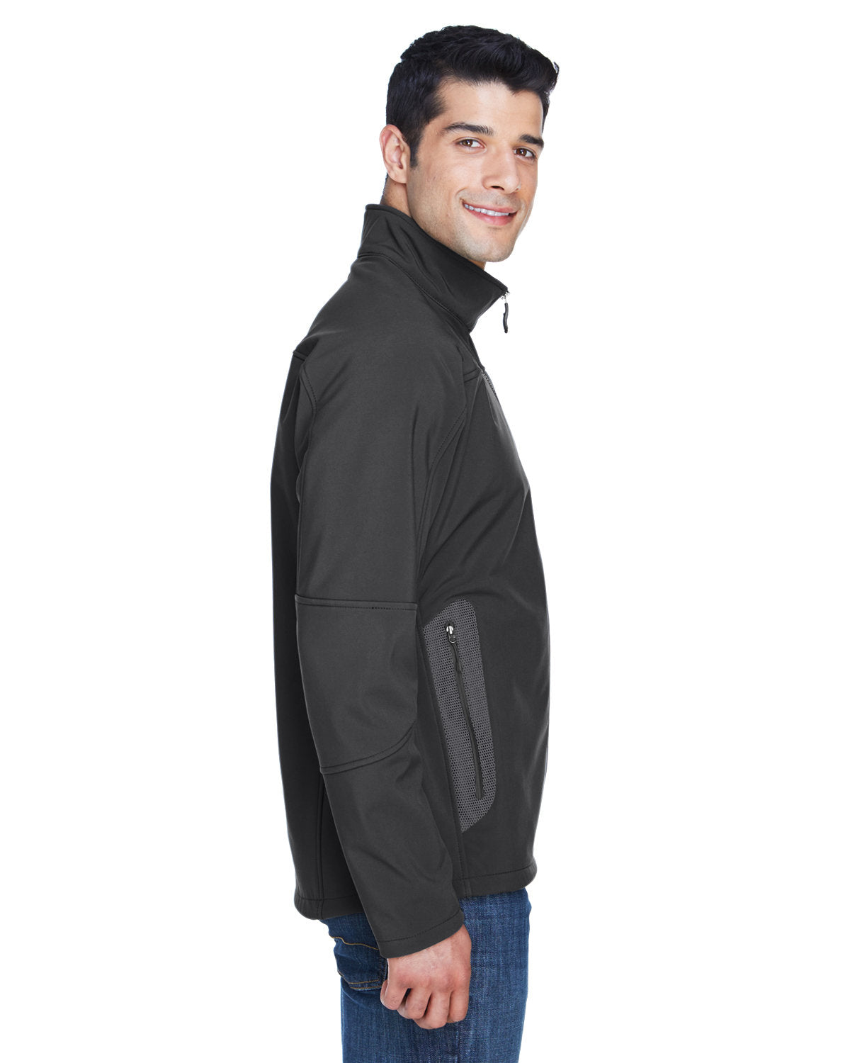 88138 North End Men's Three-Layer Fleece Bonded Soft Shell Technical Jacket