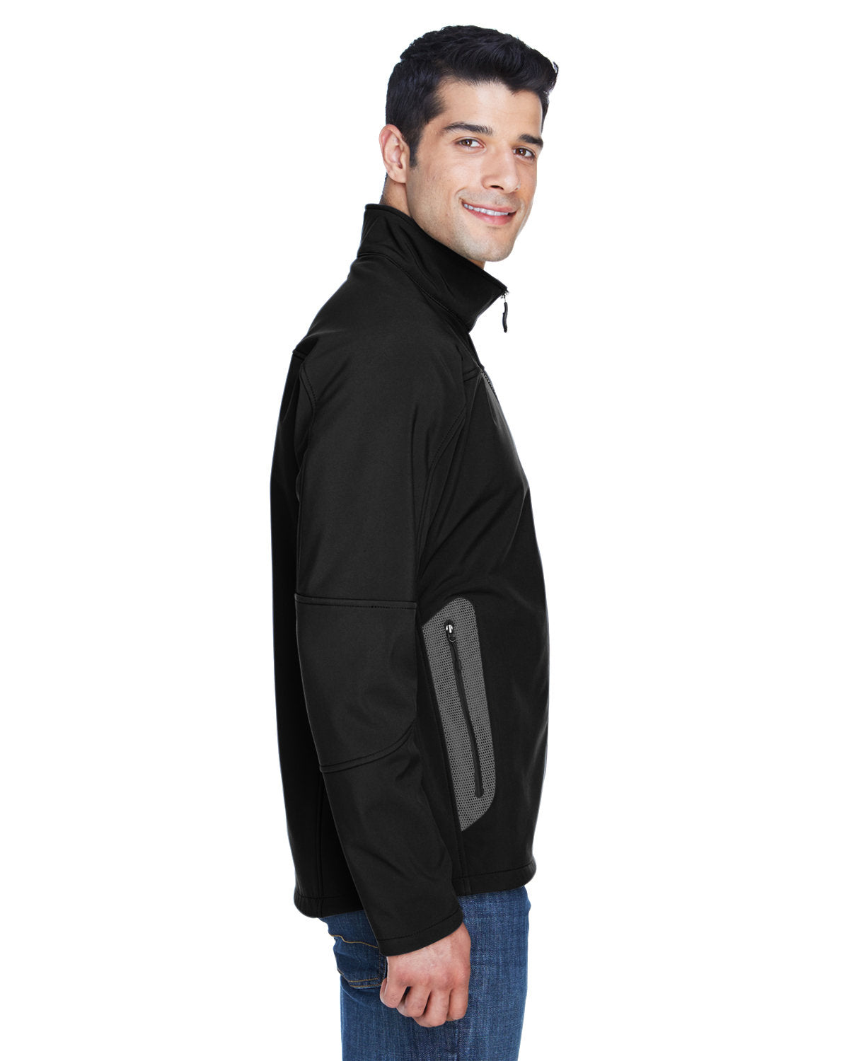 88138 North End Men's Three-Layer Fleece Bonded Soft Shell Technical Jacket