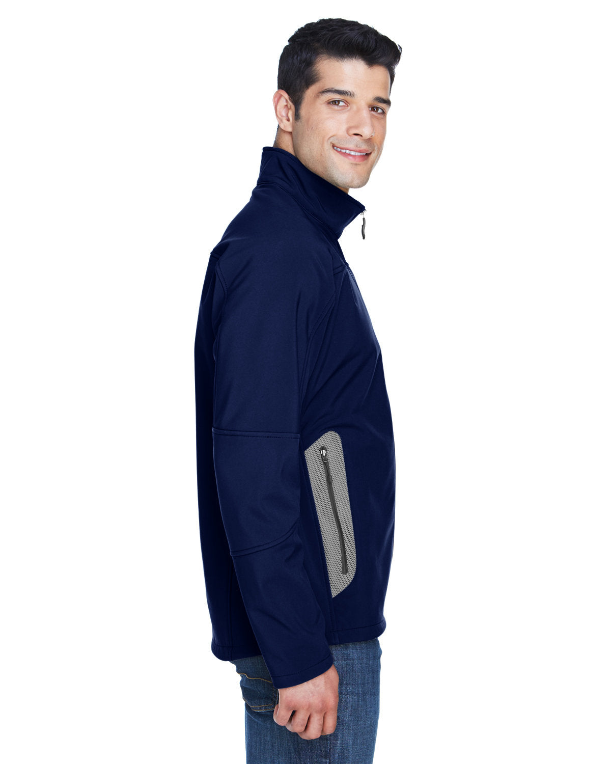 88138 North End Men's Three-Layer Fleece Bonded Soft Shell Technical Jacket