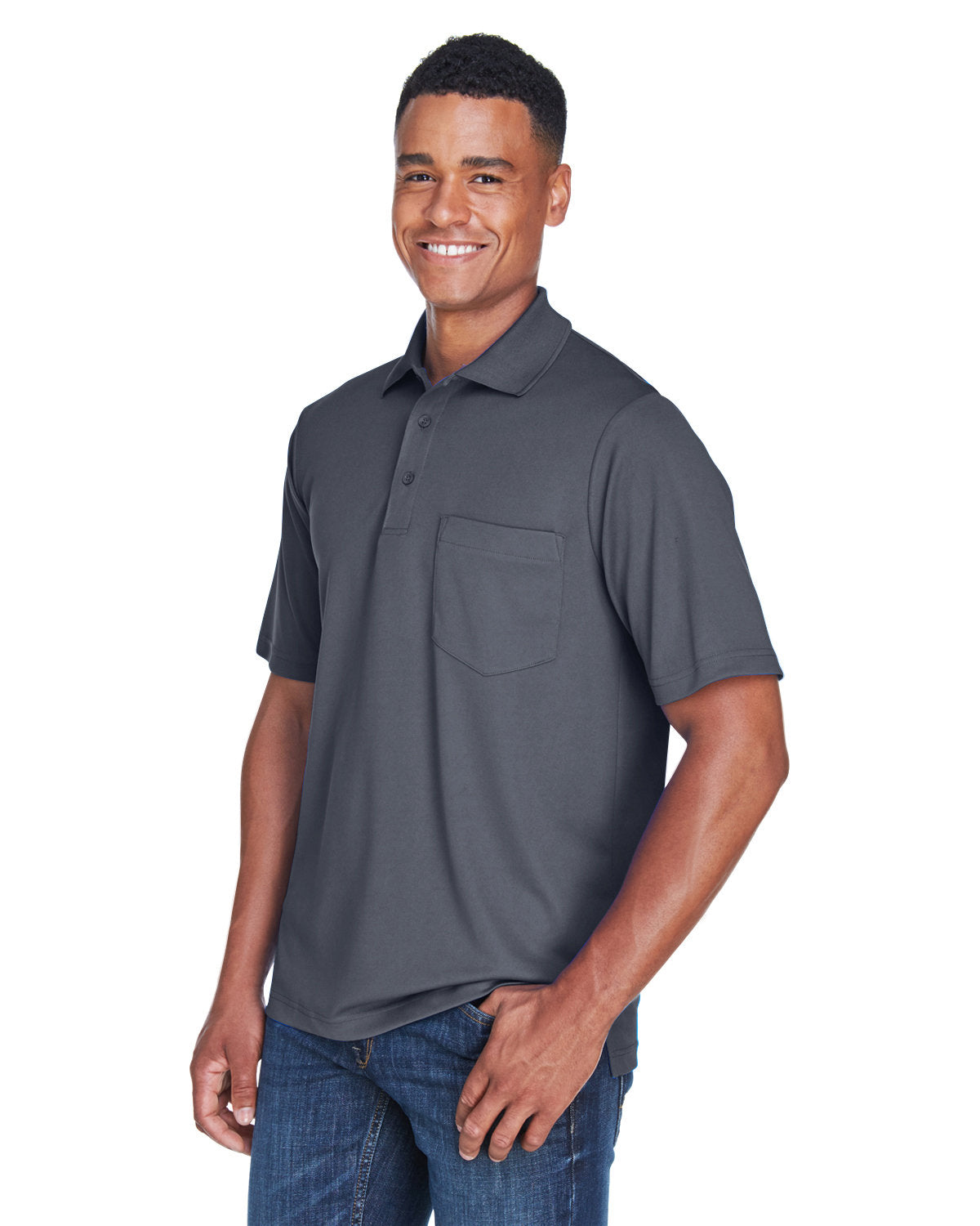 88181P Core 365 Men's Origin Performance Piqué Polo with Pocket