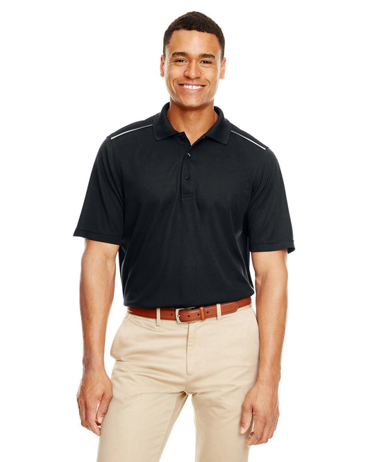 88181R Core 365 Men's Radiant Performance Piqué Polo with Reflective Piping