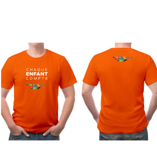Chaque enfant compte - Chandail orange F