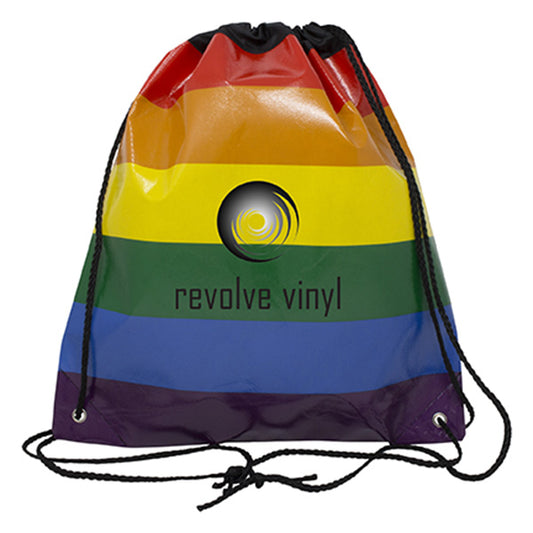 P9659 JUMBO RAINBOW DRAWSTRING BACKPACK