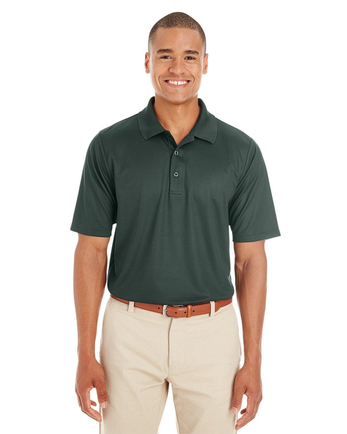 CE102 Core 365 Men's Express Microstripe Performance Piqué Polo