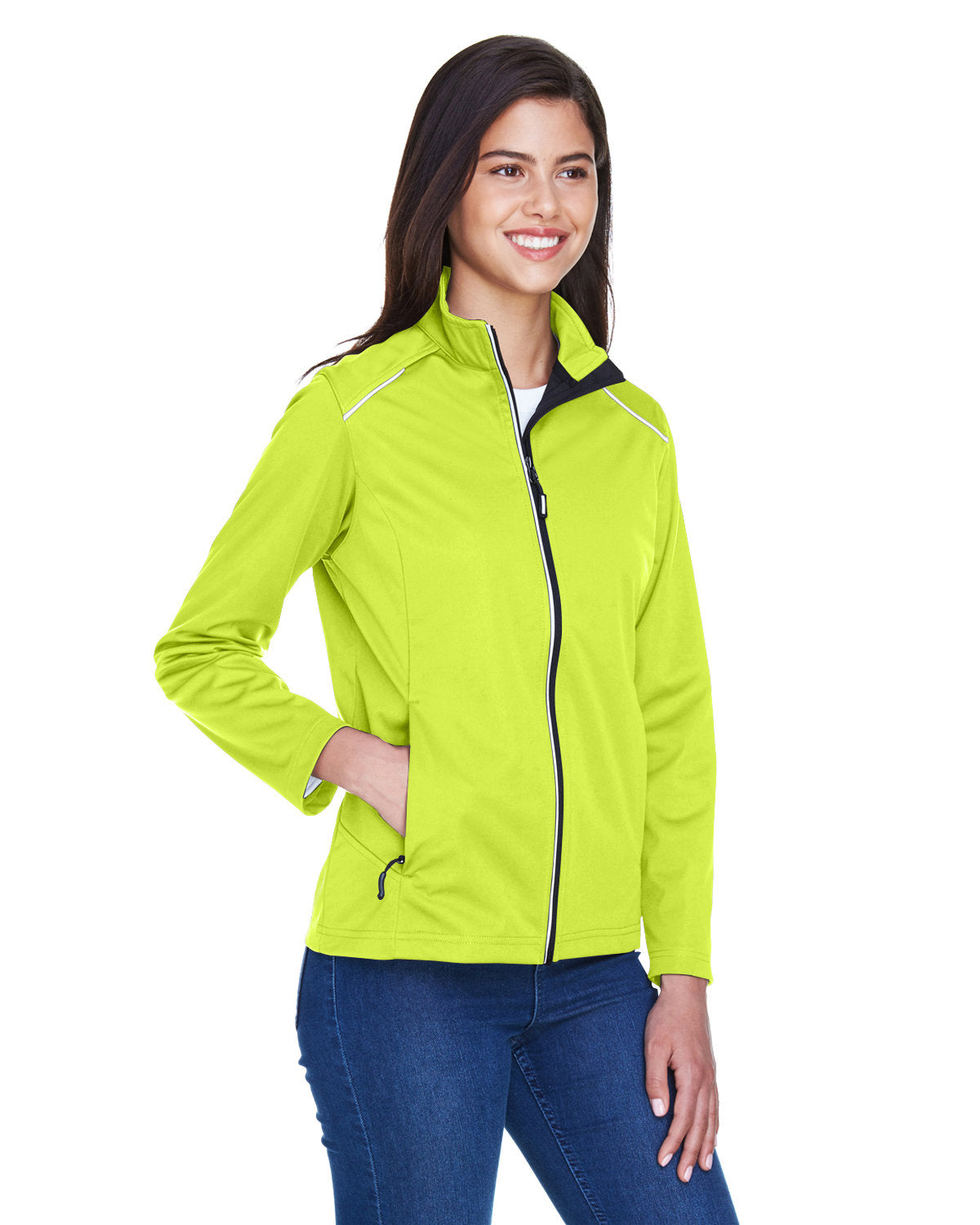 CE708W Core 365 Ladies' Techno Lite Three-Layer Knit Tech-Shell