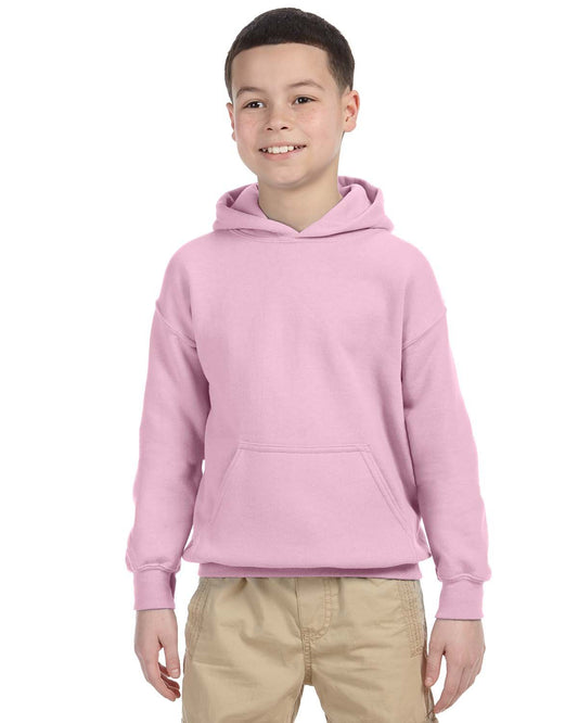 G185B Gildan Youth Heavy Blend™ 50/50 Hooded Sweatshirt