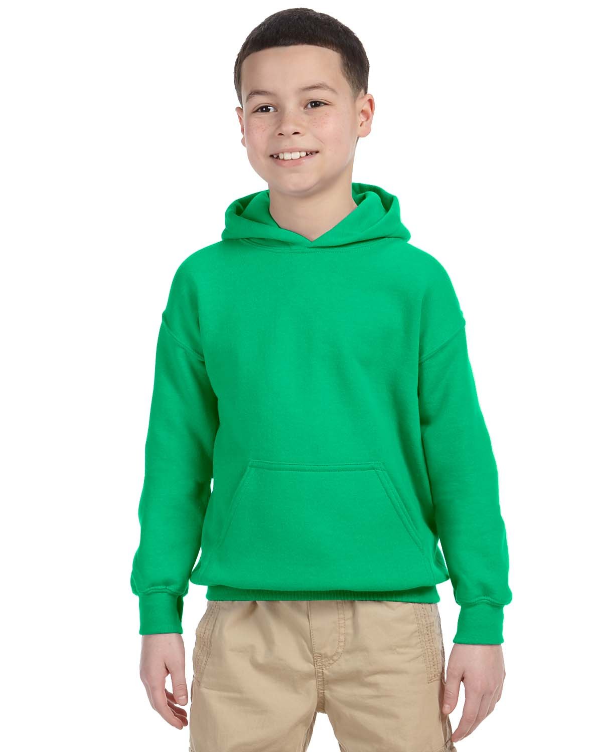 G185B Gildan Youth Heavy Blend™ 50/50 Hooded Sweatshirt
