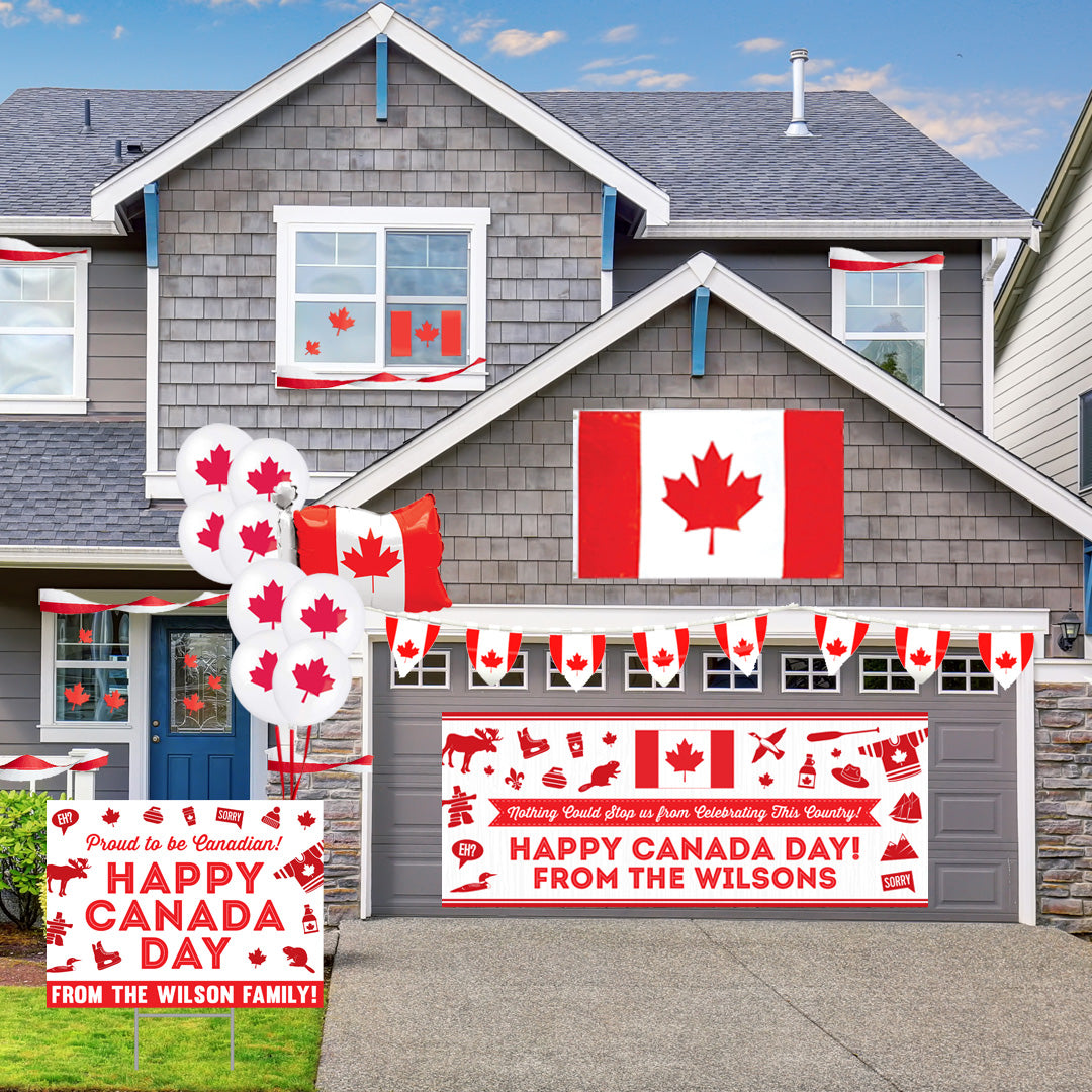 Canada Day PERSONALIZED Giant Home Decor Kit