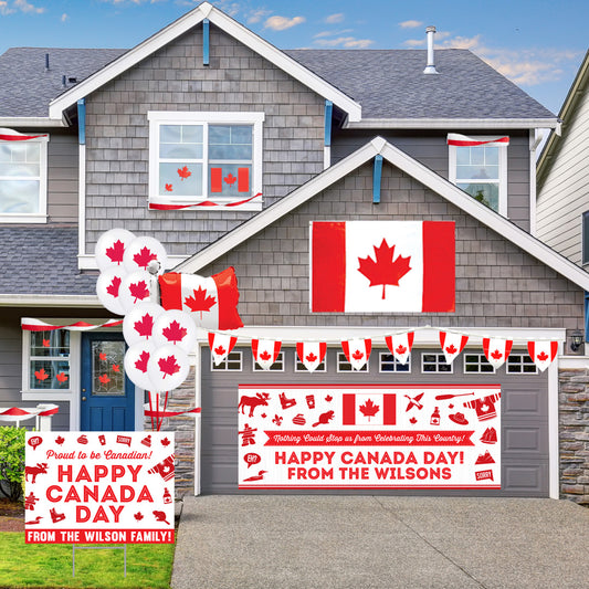 Canada Day PERSONALIZED Giant Home Decor Kit
