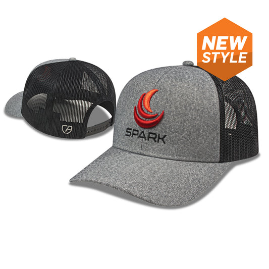 i8518 – PREMIUM LINE Premium Mélange Trucker Mesh Back Cap