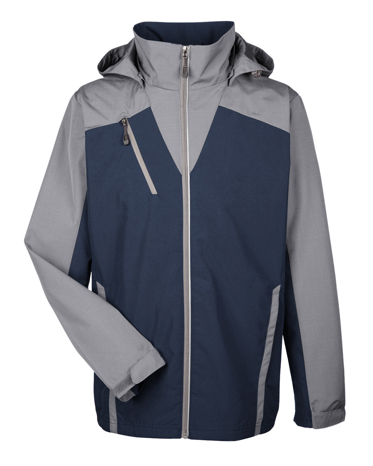 NE700 North End Men's Embark Interactive Colorblock Shell with Reflective Printed Panels