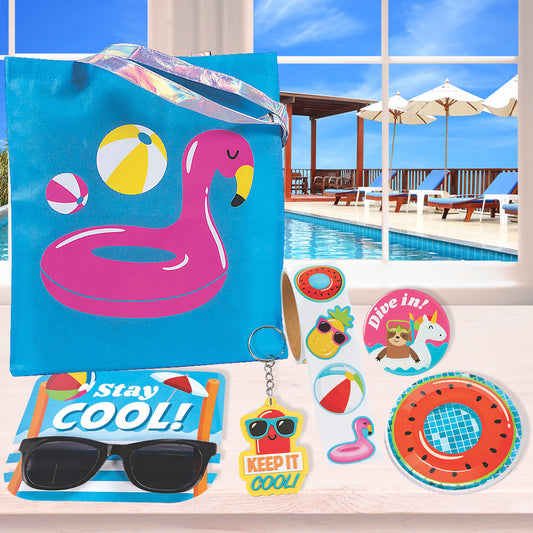 Pool Party Large Tote with Gifts