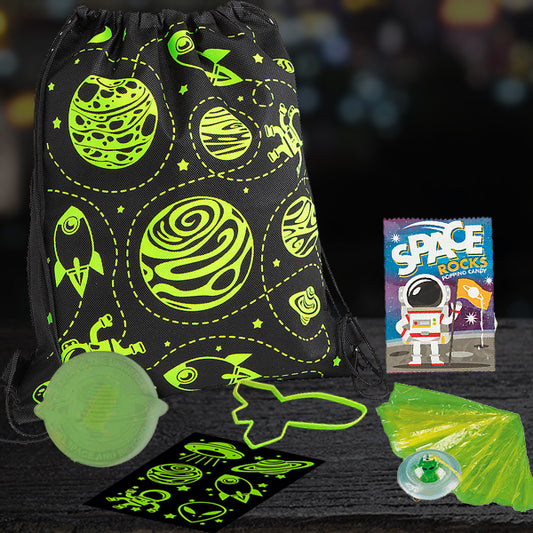 Space Glow Backpack with Glow Toys